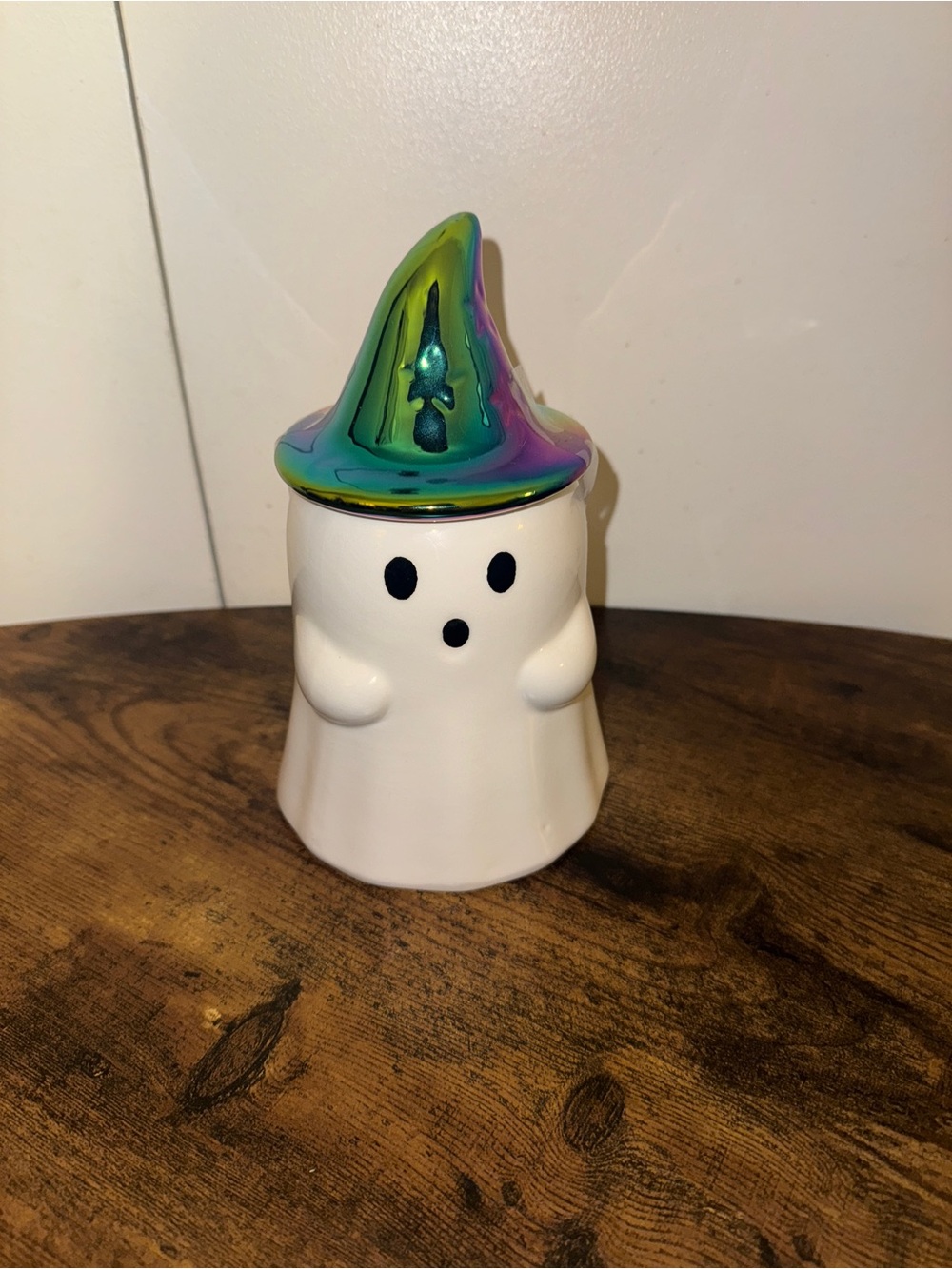 Target Ghost Jar with Iridescent Witch Hat